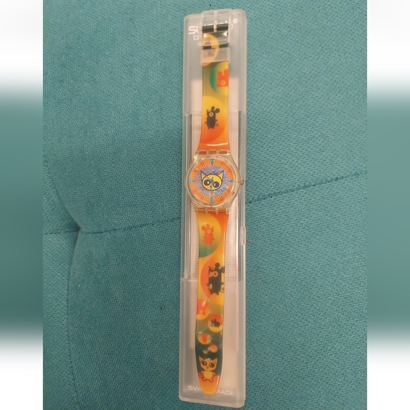 Swatch Watch SPACE MOUSE GK323 2000 Standard gents Swiss Made Rare Quartz - Picture 8 of 9